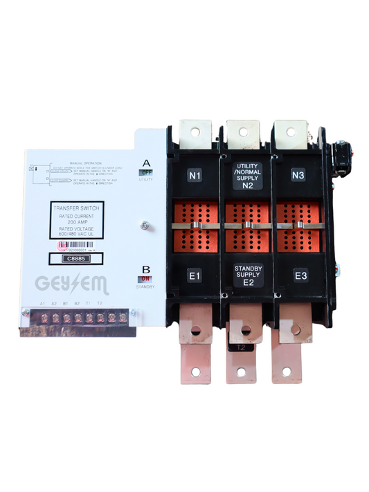 ATS Unidad de Transferencia Automatica 200 Amperes Doble Tiro