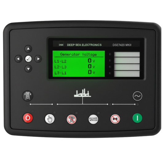 Deepsea 7420MKII Módulo de Control AMF, Módulo de control de fallos de la red eléctrica automática (servicio público), Original.