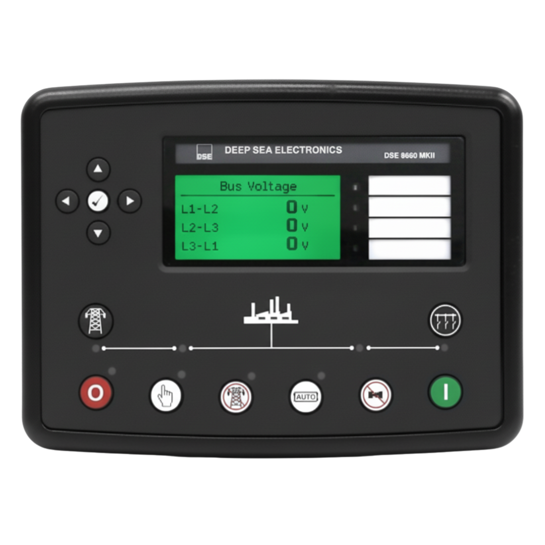 DeepSea 8660 MKII Modulo de Control  Sincronía(Red Normal Vs Bus de Generadores). Original marca DeepSea