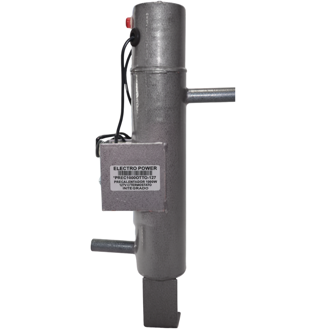 Precalentador Cilíndrico Tubular para Motores Diésel y Plantas de Emergencia