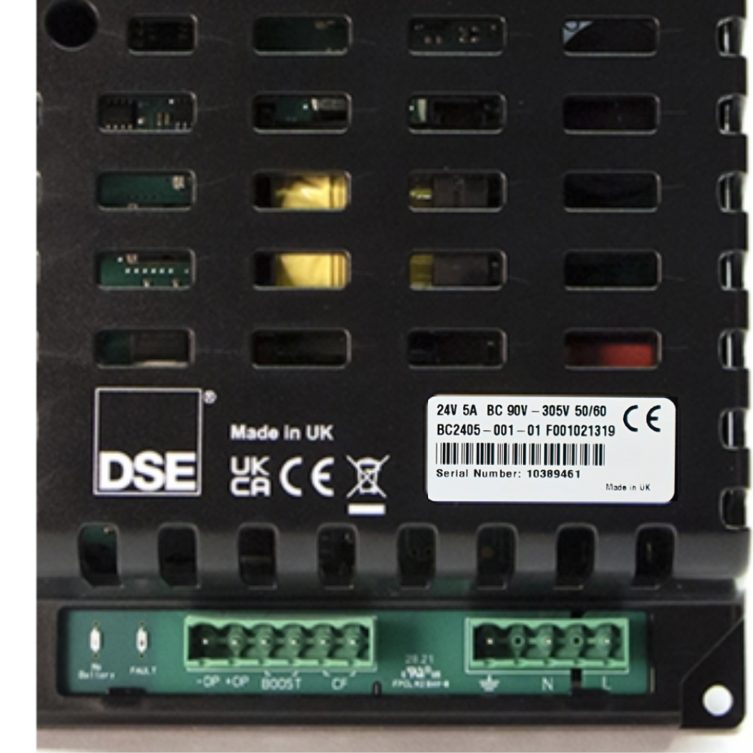 Cargador de Baterías Deep Sea DSEBC2405 para Plantas de Emergencia (24vdc)(5amp)