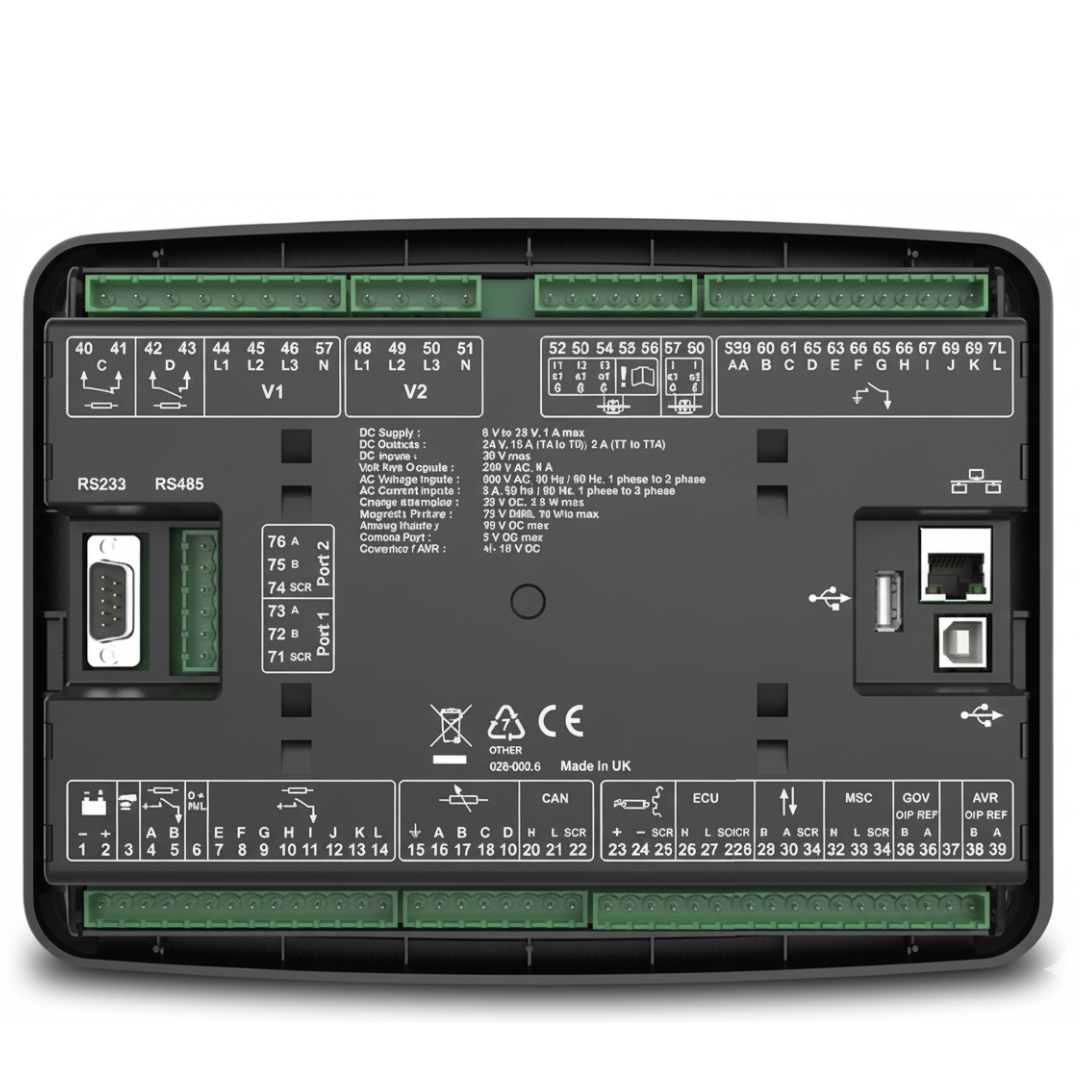 DeepSea 8610 MKII Módulo de Control (Sincronización de Generadores), Módulo de control de sincronización y reparto de carga. Original