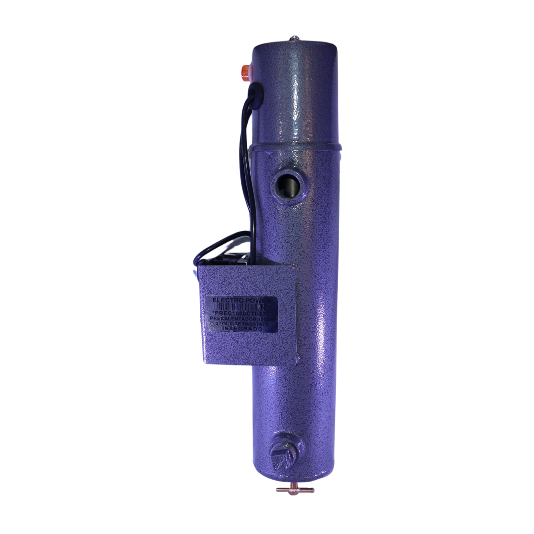 Precalentador Cilíndrico Conexiones para Motores Diésel y Plantas de Emergencia