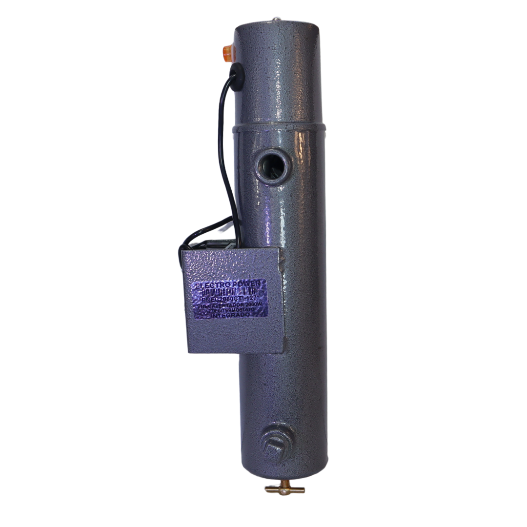 Precalentador Cilíndrico Conexiones para Motores Diésel y Plantas de Emergencia