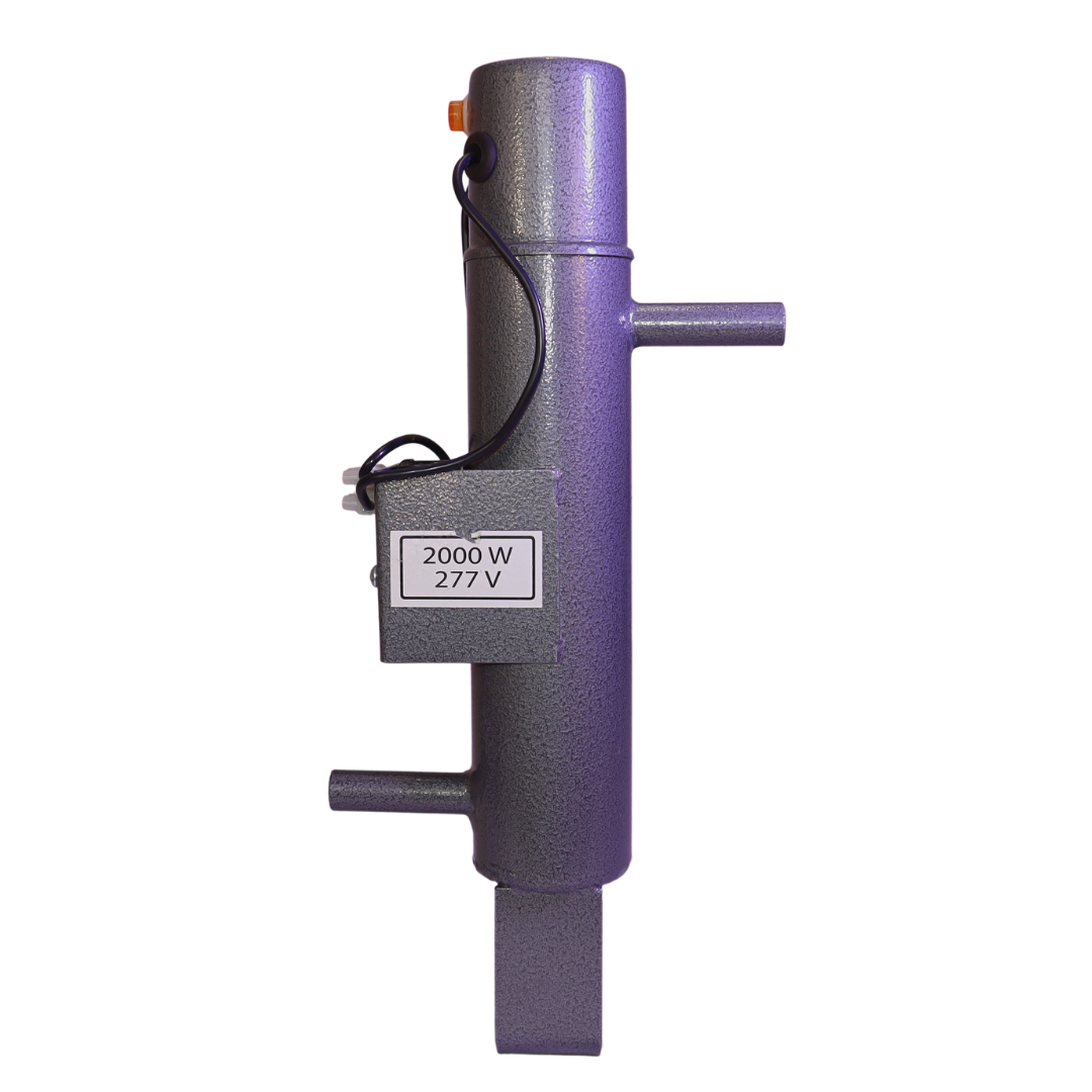 Precalentador Cilíndrico Tubular para Motores Diésel y Plantas de Emergencia