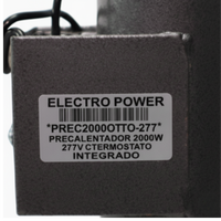 Precalentador Cilíndrico Tubular para Motores Diésel y Plantas de Emergencia