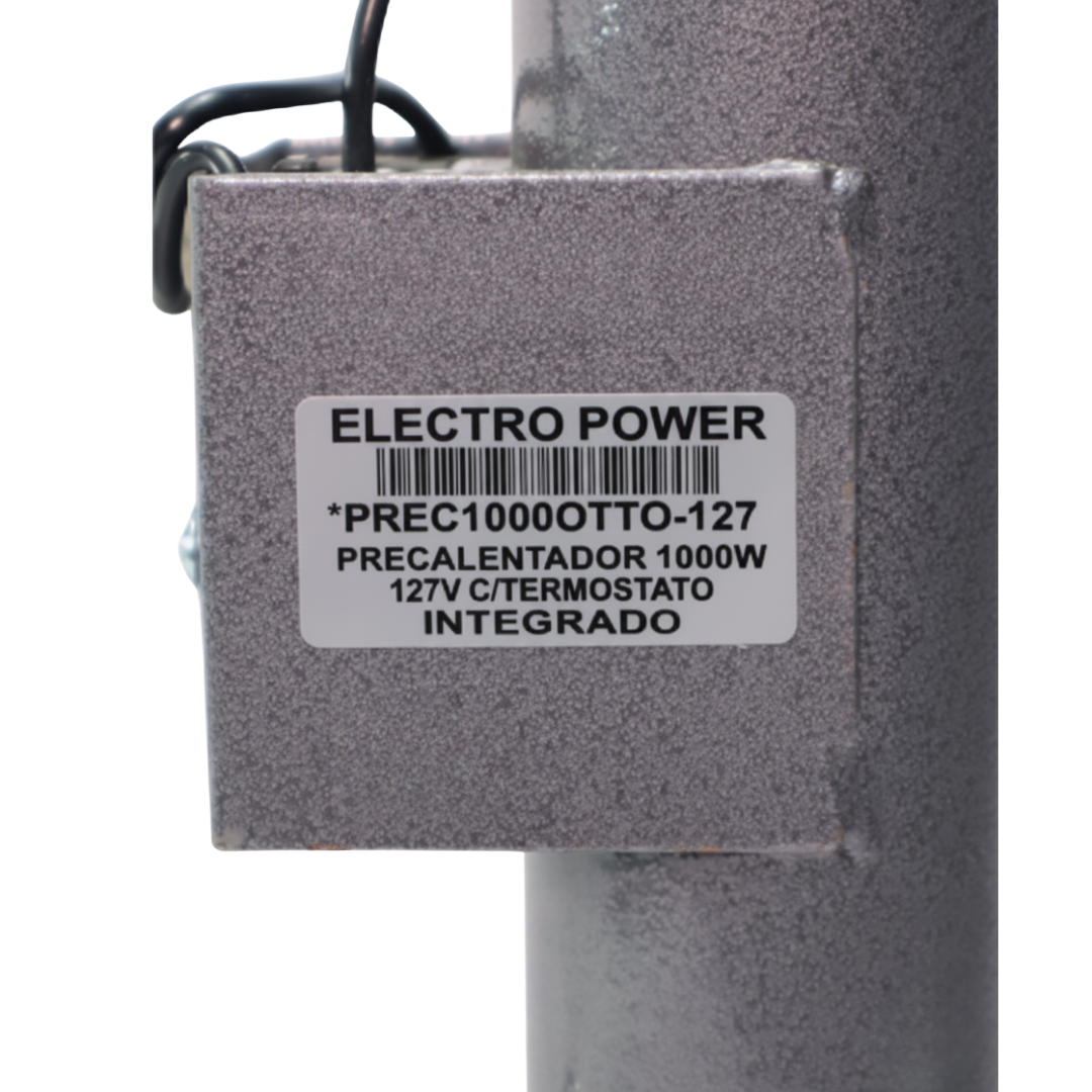 Precalentador Cilíndrico Tubular para Motores Diésel y Plantas de Emergencia